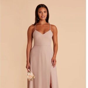 Birdy Grey - Adelle Dress - Chiffon Taupe (L)